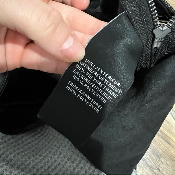 7 For All Mankind Vegan Leather Straight Leg Pants - Picture 11 of 13